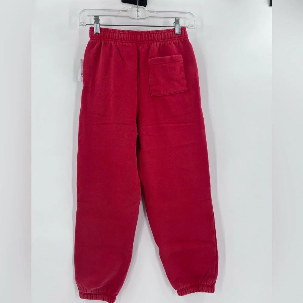 Gap Kids VintageSoft Relaxed Joggers red medium size 8